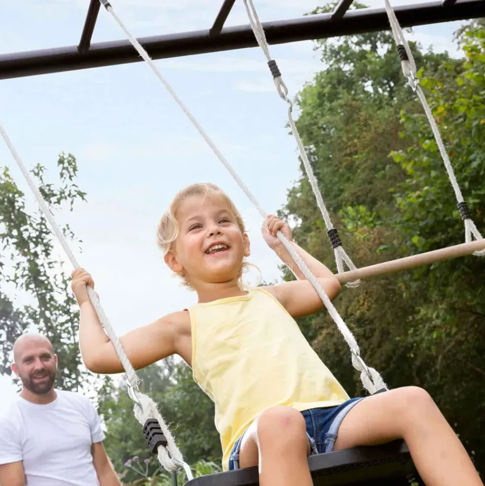 Aire de jeux avec siège bébé et balançoire caoutchouc - Playbase BERG Taille M