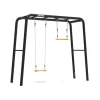 Aire de jeux métallique avec balançoire et trapèze - Playbase BERG Taille M