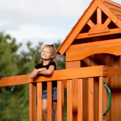 Aire de jeux en bois enfant Atlantic - Backyard