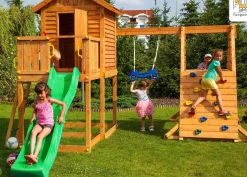 Aire de jeux en bois MyHouse Spider multifonctions de Fungoo