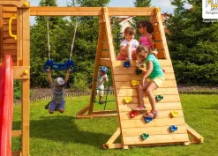 Aire de jeux en bois MySide Spider multifonctions de chez Fungoo