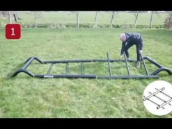 Aire de jeux et sport en métal Taille M - 2 barres - Playbase BERG
