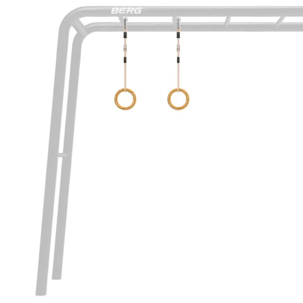Anneaux de gymnastique en bois pour Playbase BERG