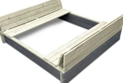 Bac à sable en bois avec bancs - Exit