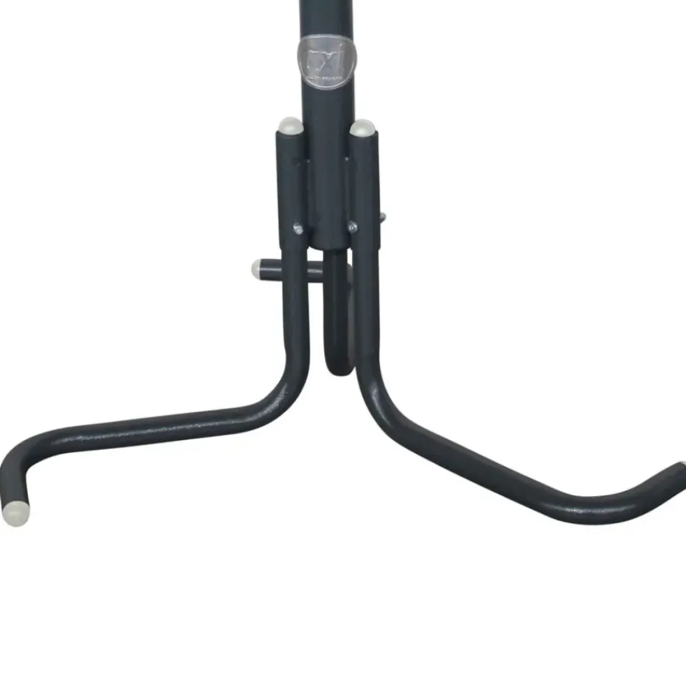 Balançoire double rotative 360° en métal anthracite et crème d'AXI