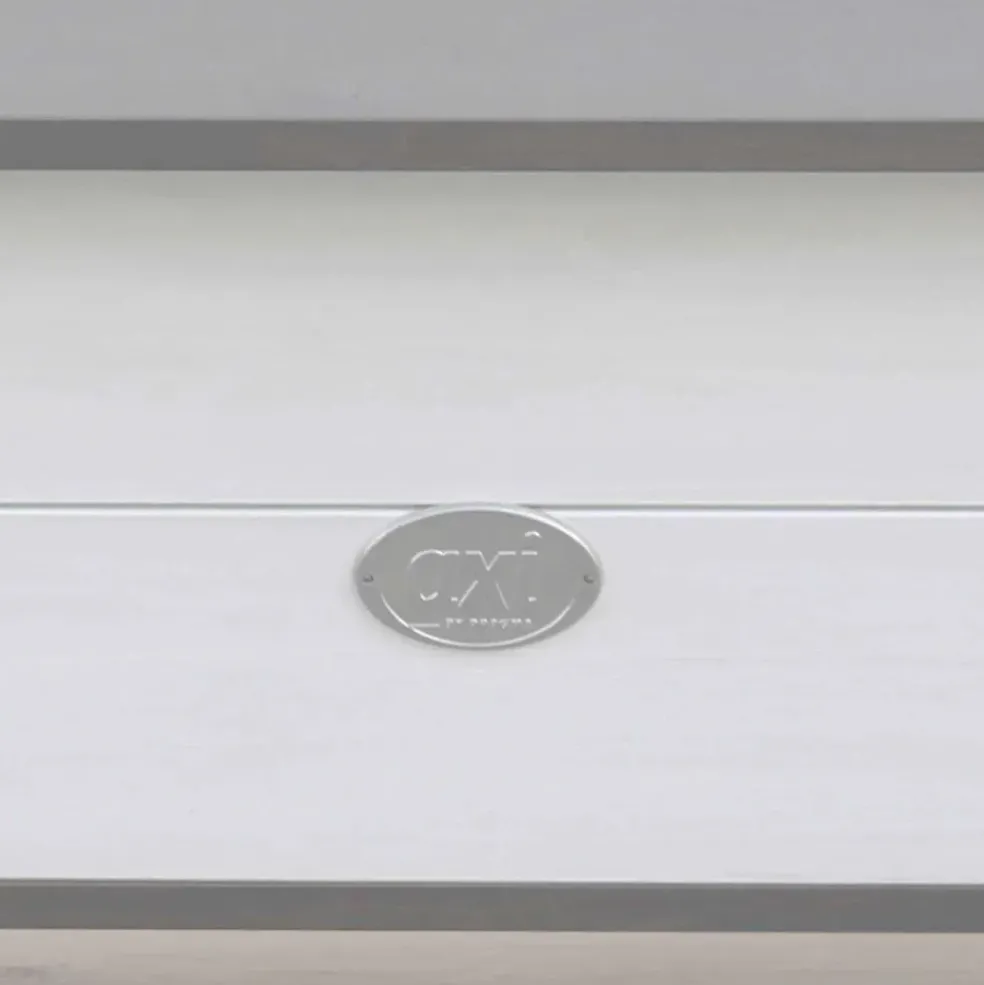 Banc de rangement en bois gris et blanc dès 3 ans Corky d'Axi