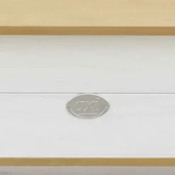 Banc de rangement en bois marron et blanc dès 3 ans Corky d'Axi