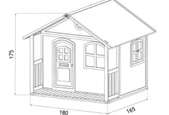 Cabane en bois pour enfants Milan Axi
