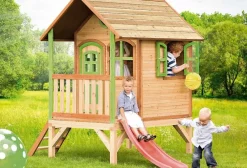 Cabane enfant en bois sur pilotis Tom Axi