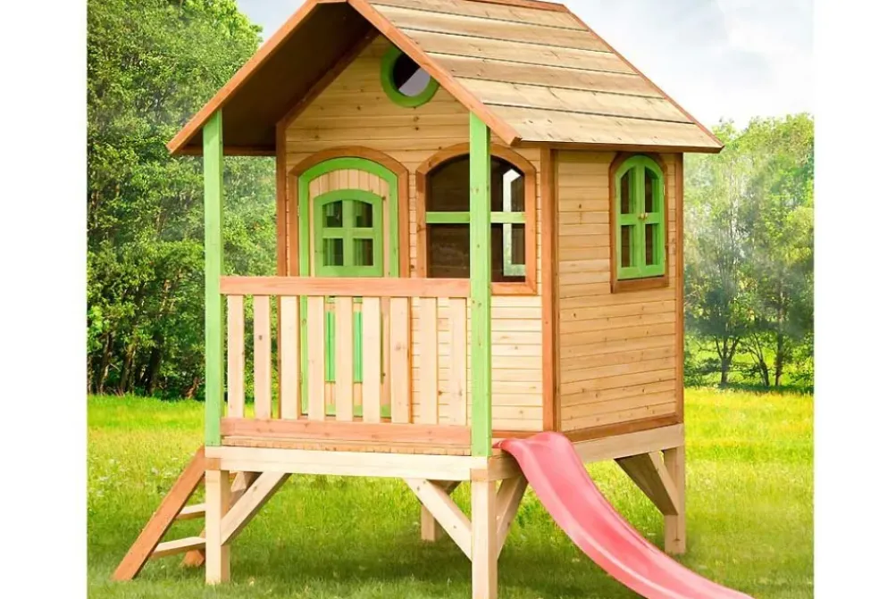 Cabane enfant en bois sur pilotis Tom Axi