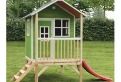 Cabane enfant sur pilotis verte Loft 300 - Exit