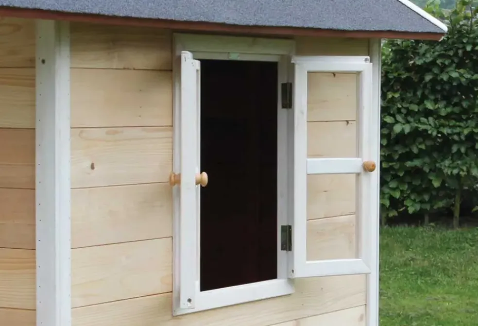 Cabane enfant sur pilotis bois naturel Loft 300 - Exit