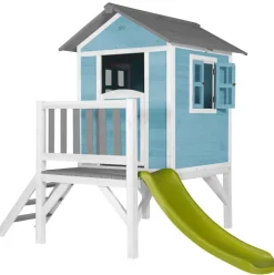 Cabane enfant sur pilotis bleue Lodge XL - Sunny