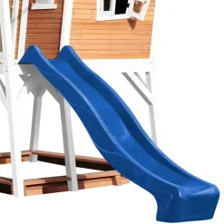 Cabane Max de Axi en bois brun/blanc et toboggan