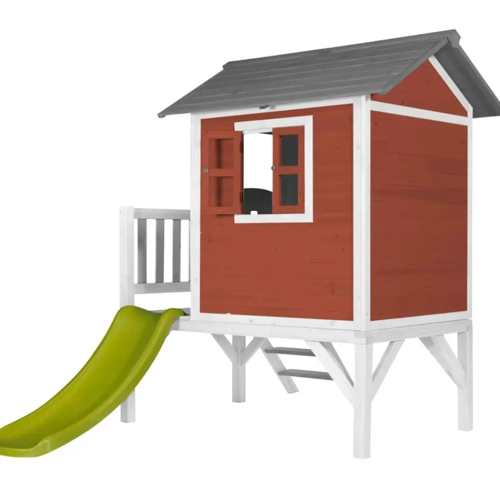 Cabane rouge sur pilotis Lodge XL - Sunny