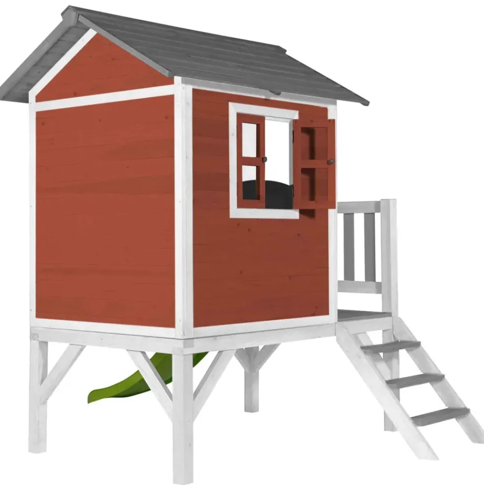 Cabane rouge sur pilotis Lodge XL - Sunny