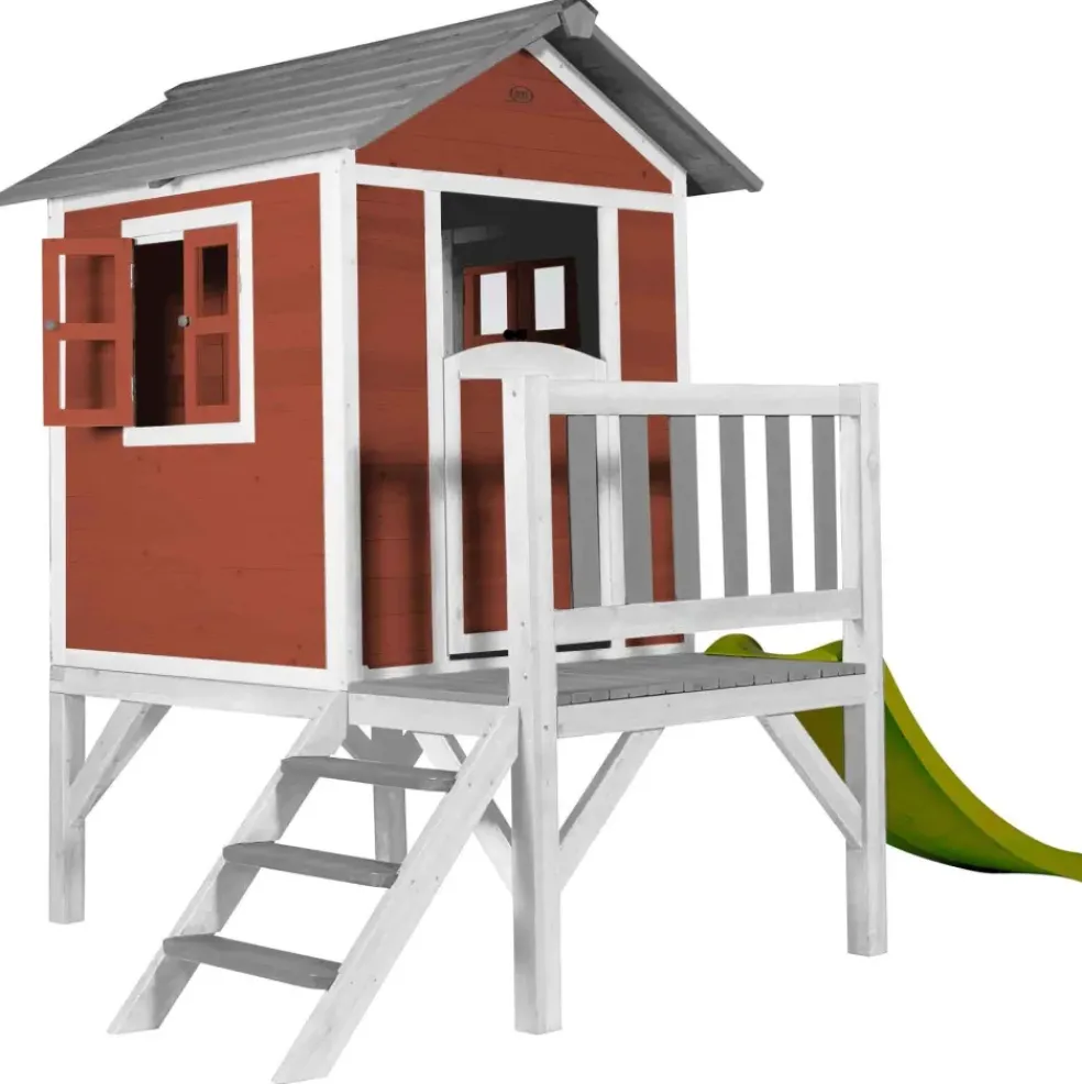 Cabane rouge sur pilotis Lodge XL - Sunny