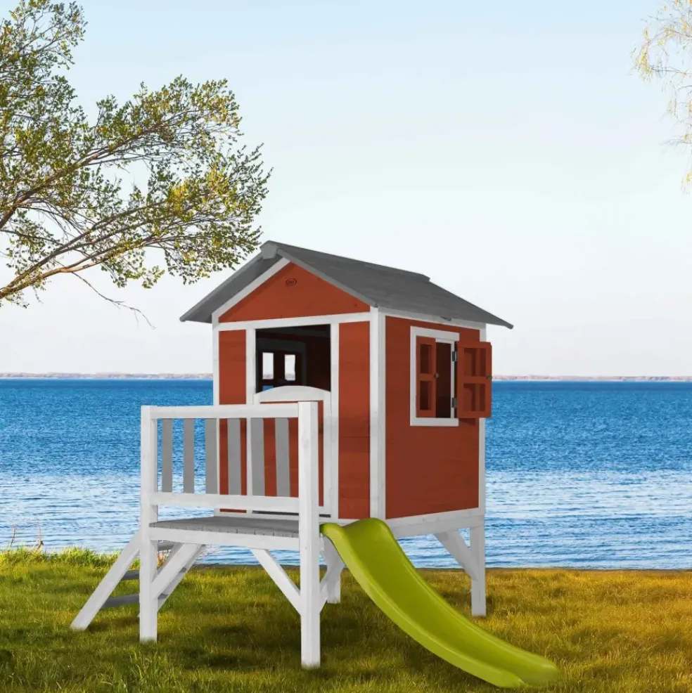 Cabane rouge sur pilotis Lodge XL - Sunny