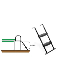 Échelle pour trampoline avec hauteur de cadre entre 50-65 cm EXIT