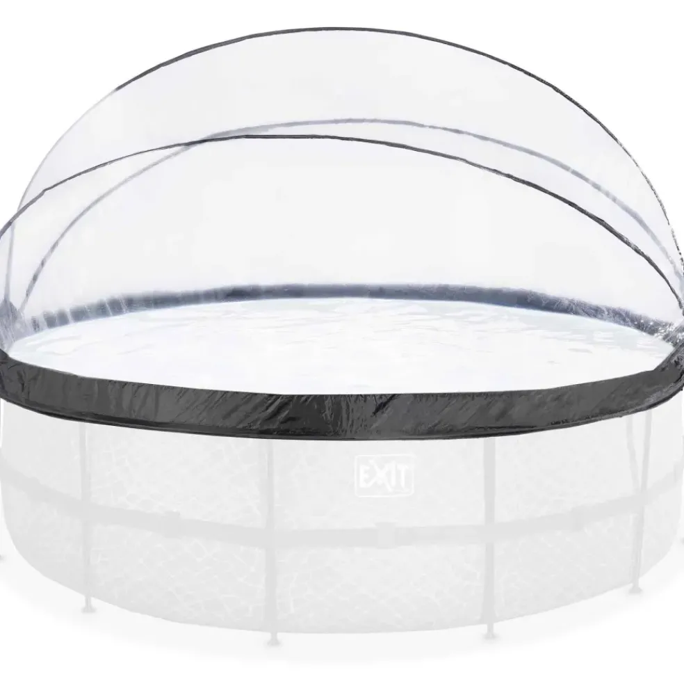 Dôme pour piscine rond transparent 450 cm EXIT
