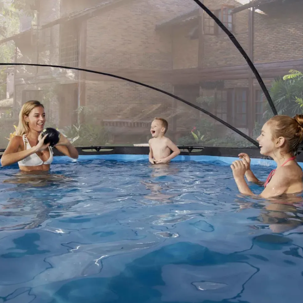 Dôme pour piscine rond transparent 300 cm EXIT
