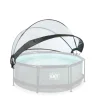 Dôme pour piscine rond transparent 244 cm EXIT