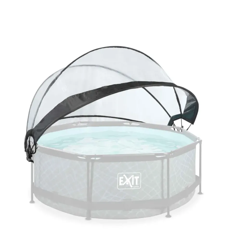 Dôme pour piscine rond transparent 244 cm EXIT