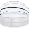 Dôme pour piscine rond transparent 488 cm EXIT
