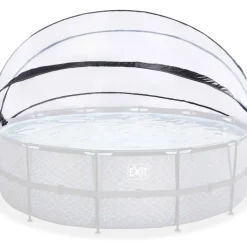 Dôme pour piscine rond transparent 488 cm EXIT