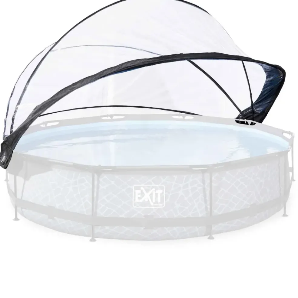 Dôme pour piscine rond transparent 360 cm EXIT