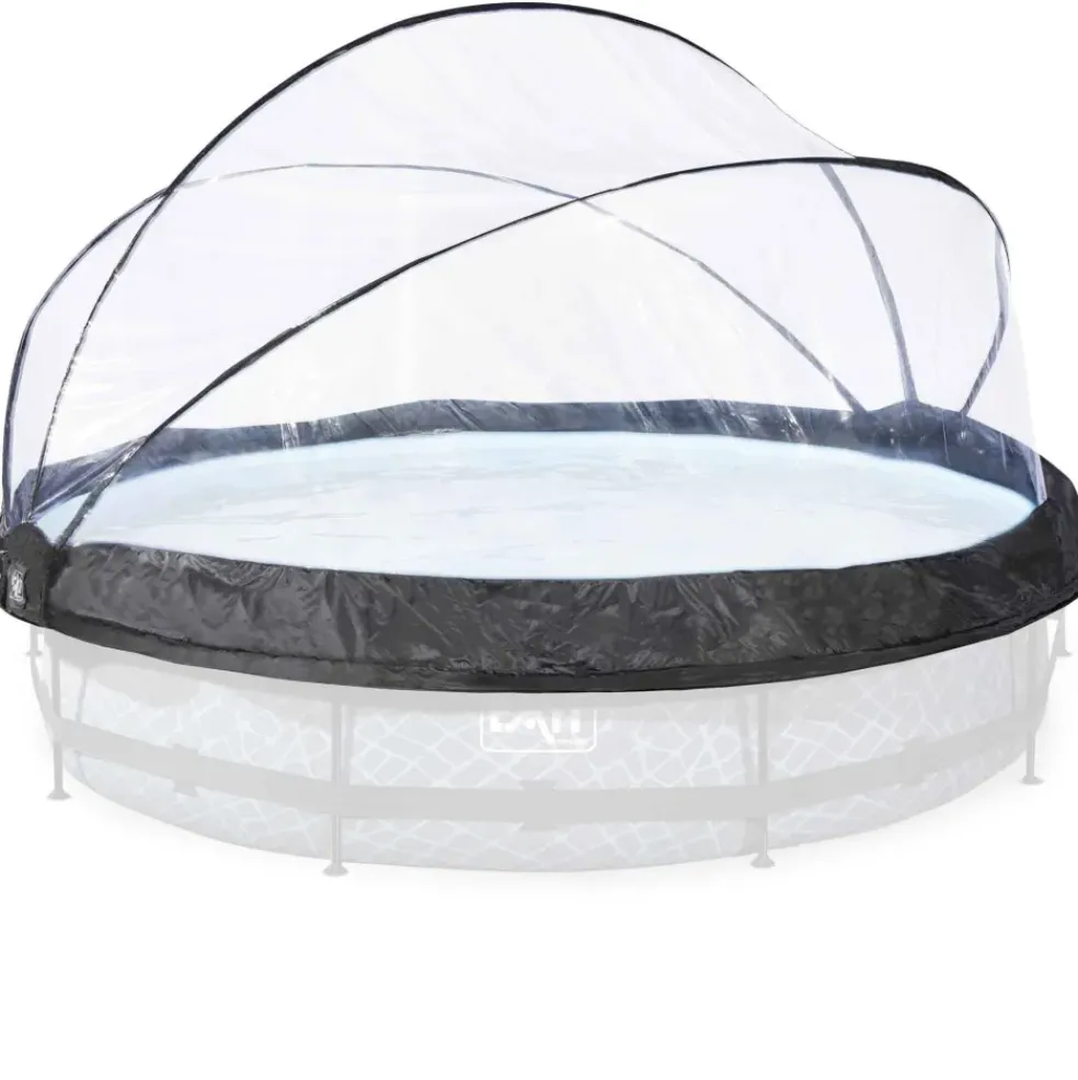 Dôme pour piscine rond transparent 360 cm EXIT