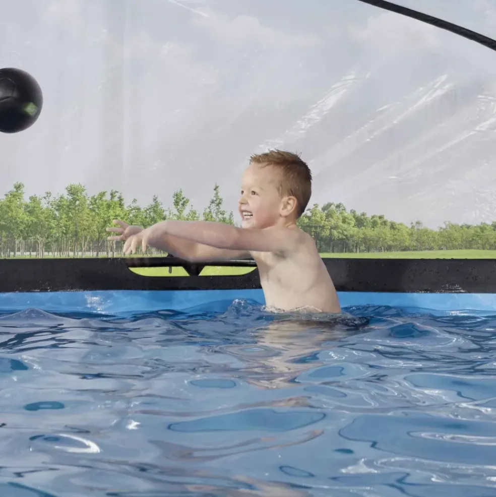 Dôme pour piscine rond transparent 360 cm EXIT