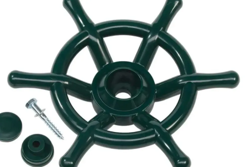 Gouvernail en plastique vert Axi