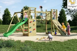 Grande aire de jeux en bois de pin Fungoo Maxi Exposure