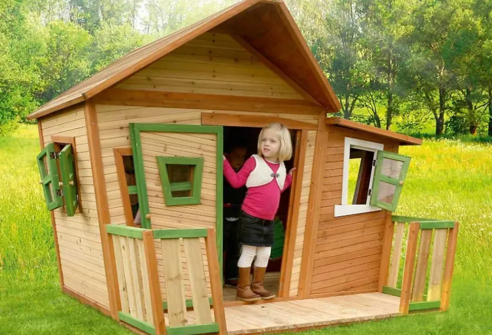Grande cabane en bois Lisa Axi