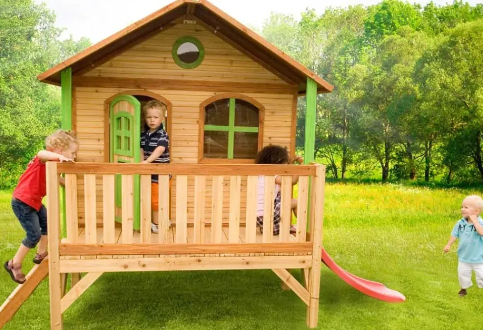 Grande cabane enfant sur pilotis Stef Axi