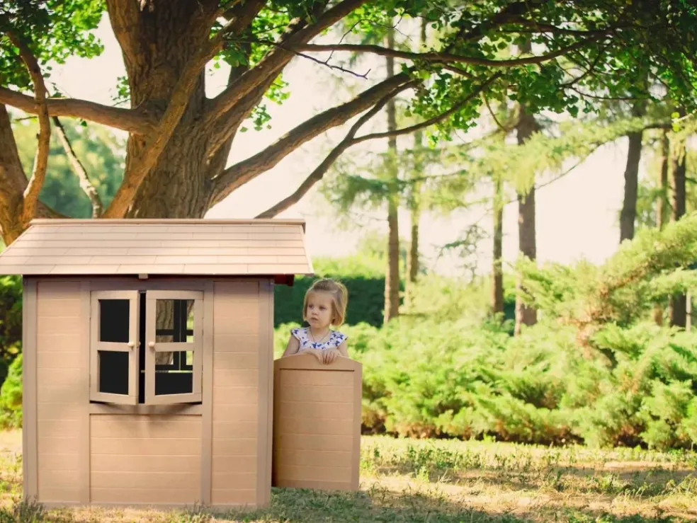 Maison enfant en bois marron Valley Green Lakeside d'AXI dès 18 mois