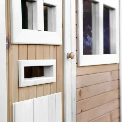 Maisonnette Alex en bois brun/blanc Axi