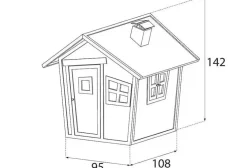 Maisonnette en bois Alice Axi