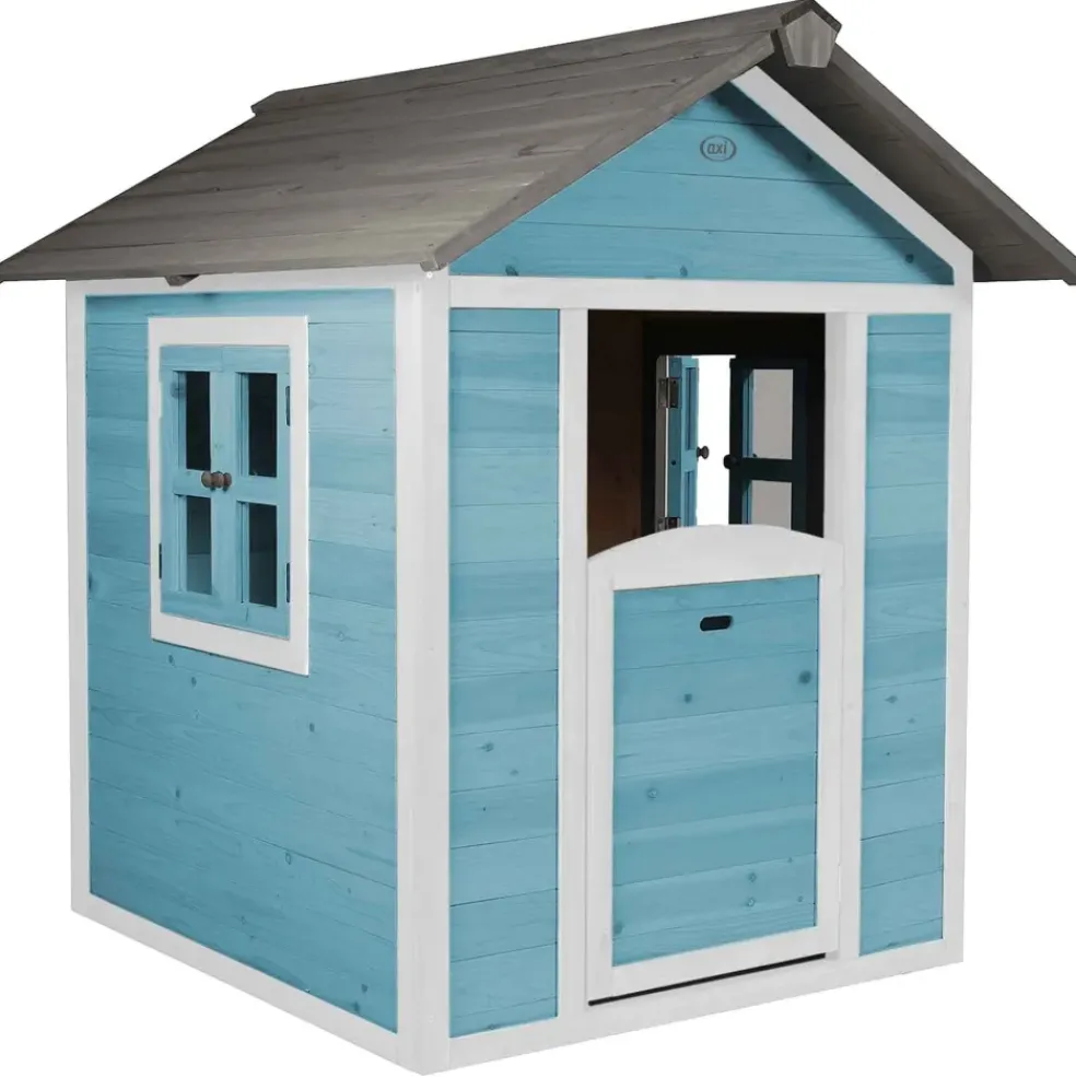 Maisonnette en bois bleue Sunny Lodge