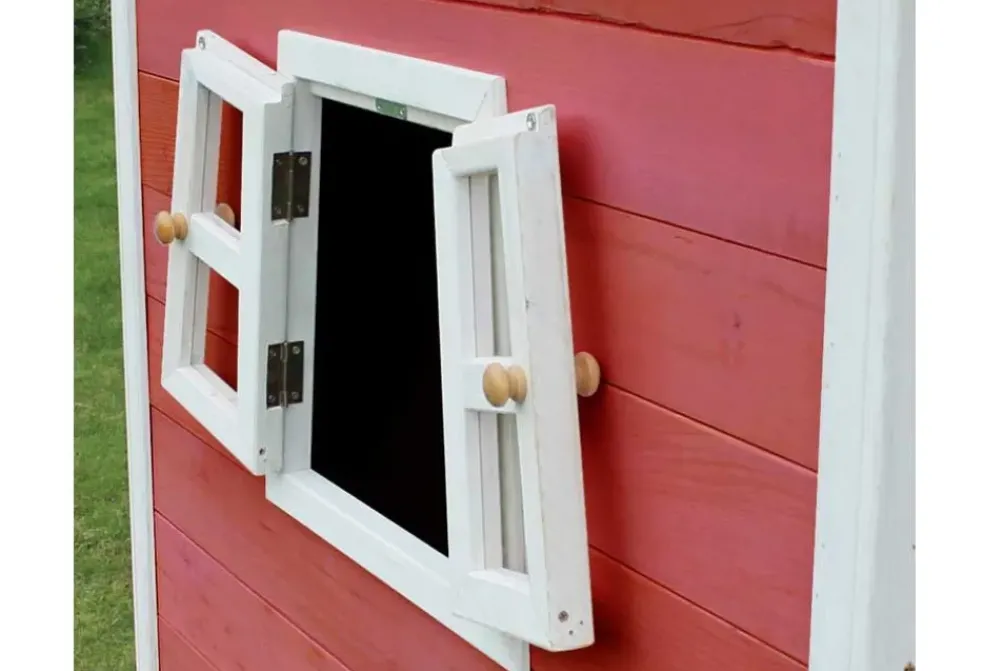 Petite cabane en bois rouge Fantasia 100 - Exit