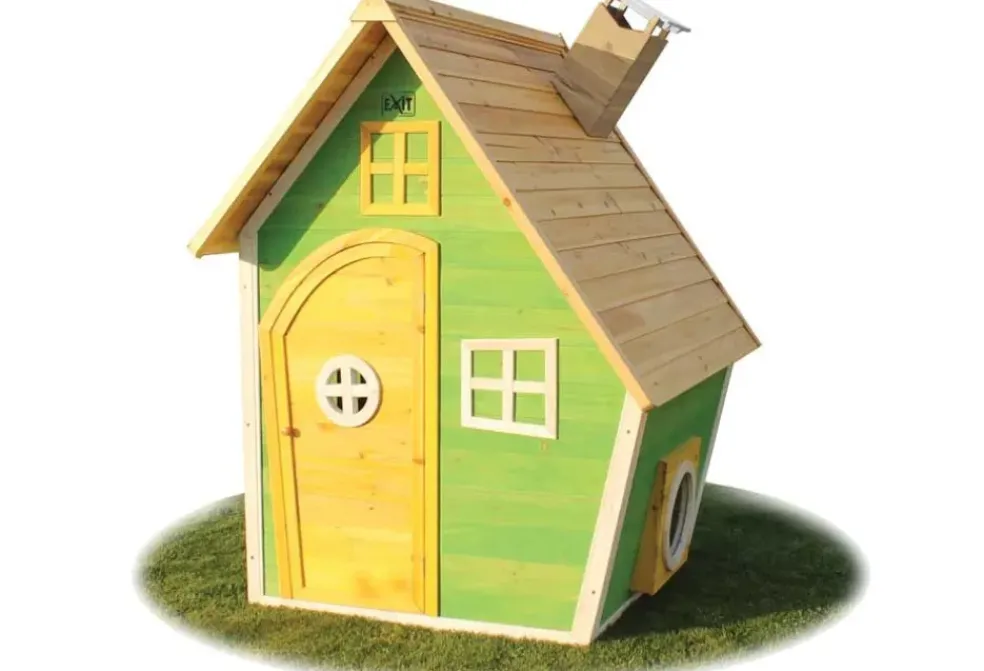 Petite cabane en bois verte Fantasia 100 - Exit