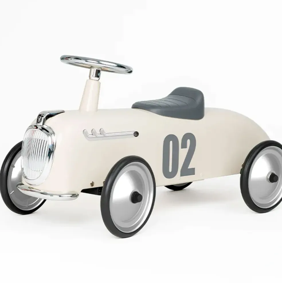 Porteur blanc ivoire pour enfant de 1 à 3 ans Roadster Baghera