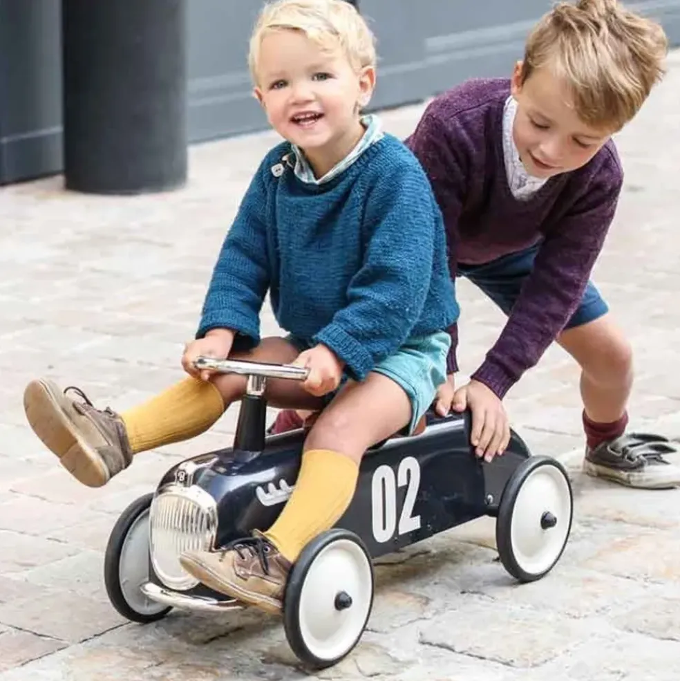Porteur bleu nuit pour enfant de 1 à 3 ans Roadster Baghera