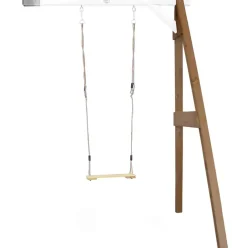 Portique mural 1 balançoire en bois Wall mount Brun Axi