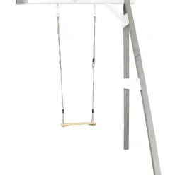 Portique mural 1 balançoire en bois Wall mount Brun Axi