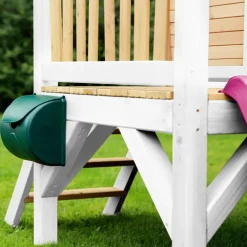 Robin Axi Maisonnette en bois écologique avec toboggan