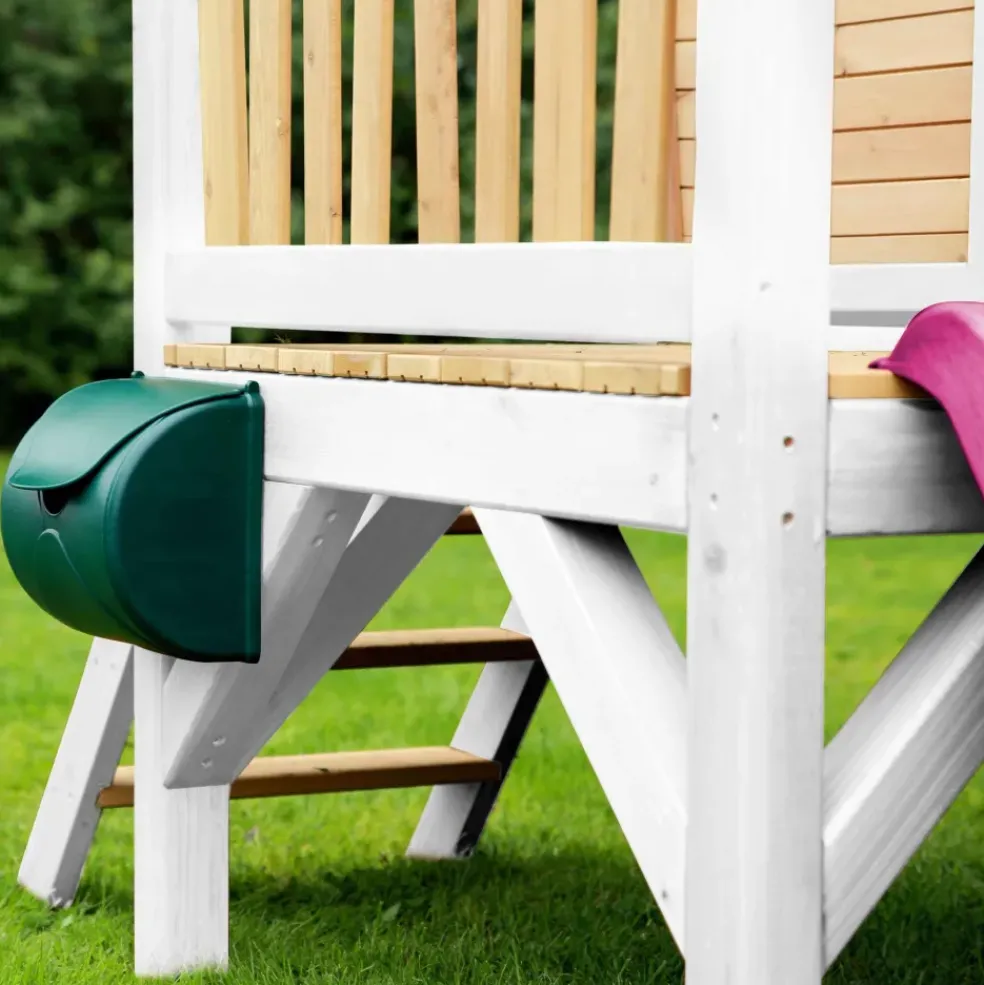 Robin Axi Maisonnette en bois écologique avec toboggan
