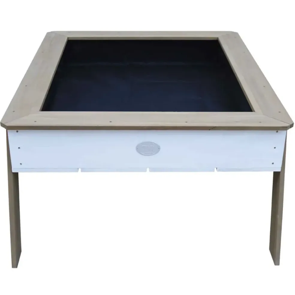 Table enfant multifonction Linda en bois marron et blanc dès 3 ans d'Axi