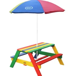 Table pique-nique Nick avec Parasol arc-en-ciel Axi